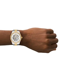 Michael Kors Men's Lexington Automatic Two-Tone Stainless Steel Watch, 45mm