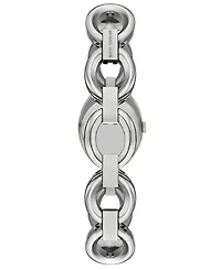 Michael Kors Women's Maude Three-Hand Silver-Tone Stainless Steel Watch, 22mm
