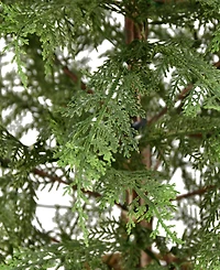 Puleo 12' Pre-Lit Artificia Cypress Christmas Tree