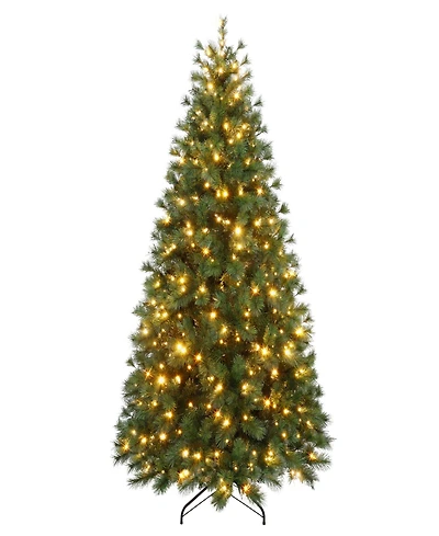 Puleo 6.5' Pre-Lit Artificial Colorado Pine Christmas Tree with Dual Function Led Lights