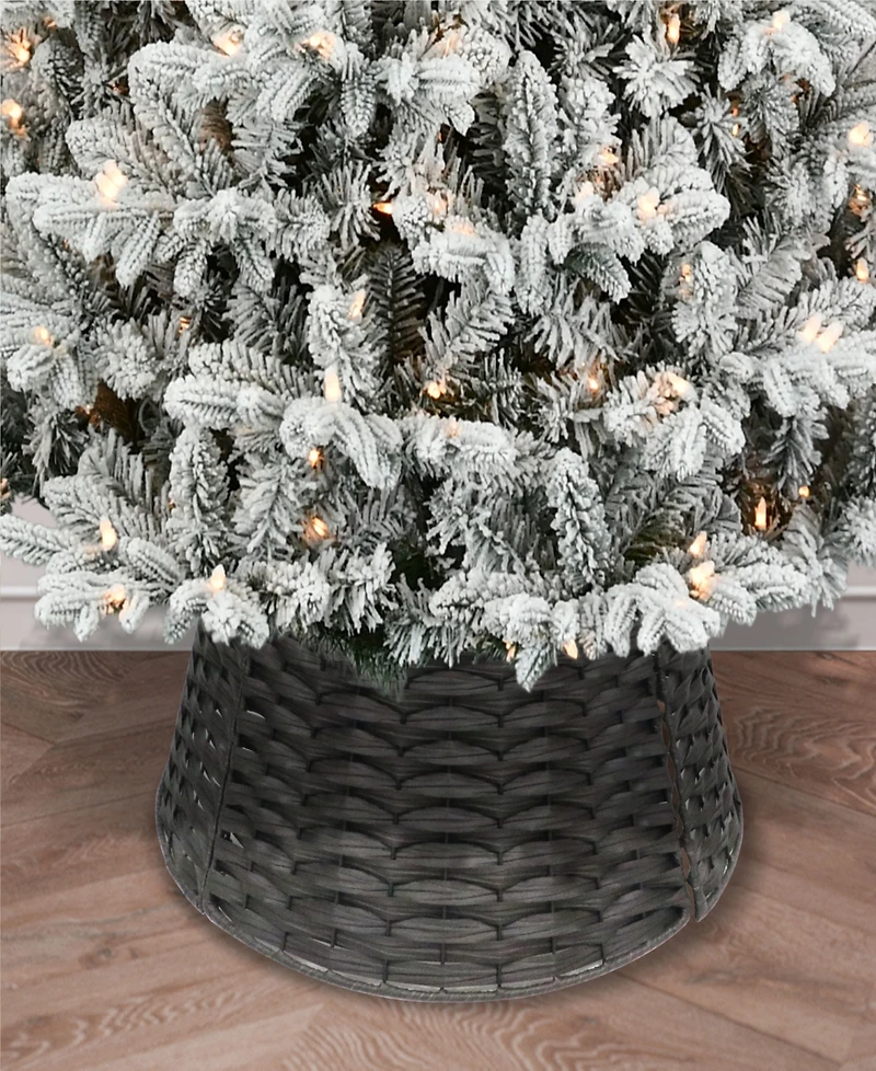 Puleo 25" Round Christmas Tree Collar Skirt