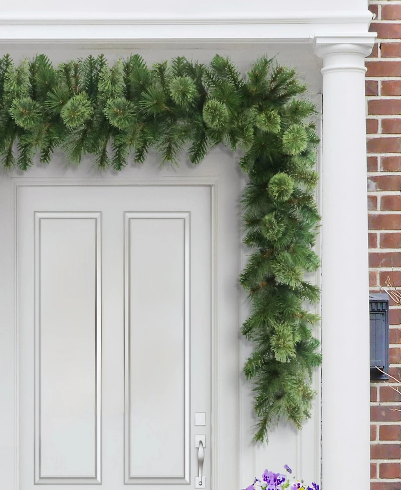 Puleo 9' x 10" Artificial Teton Pine Christmas Garland