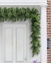 Puleo 9' x 10" Artificial Teton Pine Christmas Garland