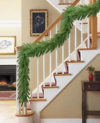 Puleo 20' x 10" Mountain View Spruce Artificial Christmas Garland