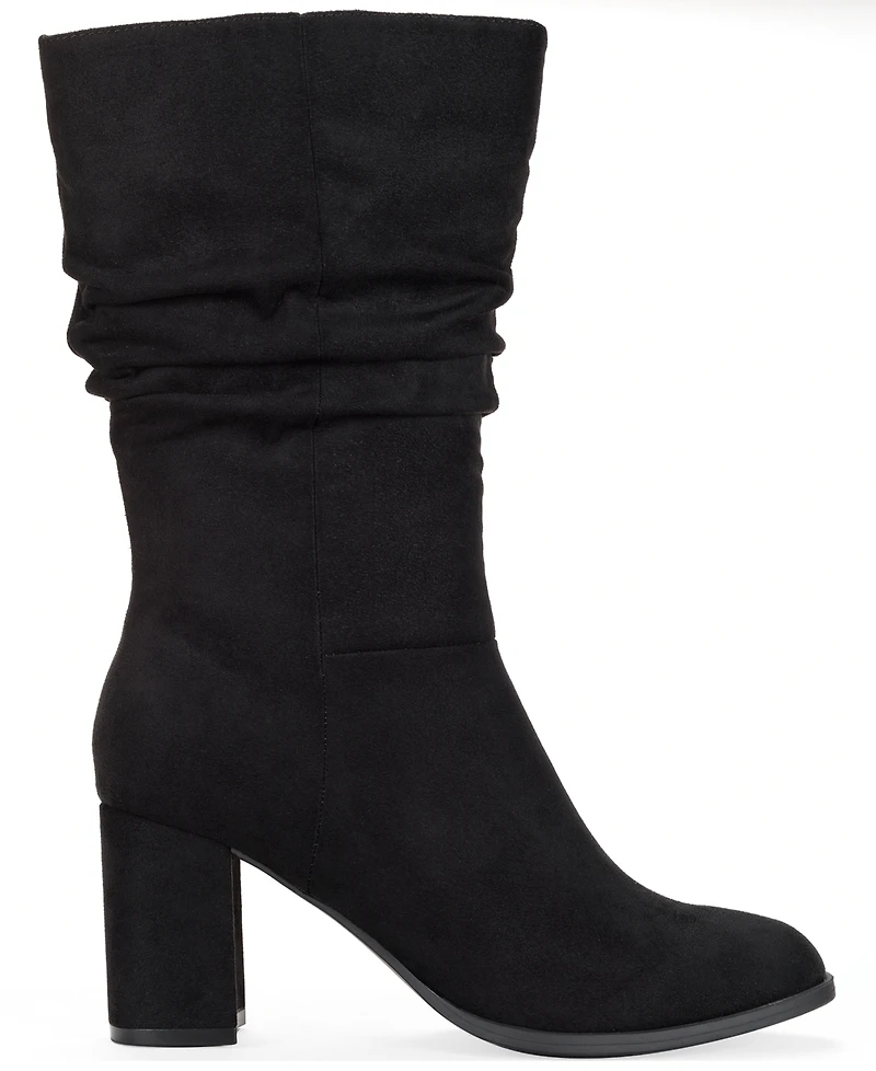 Style & Co Women's Reneee Scrunch Mid Shaft Boots, Macy's Exclusive
