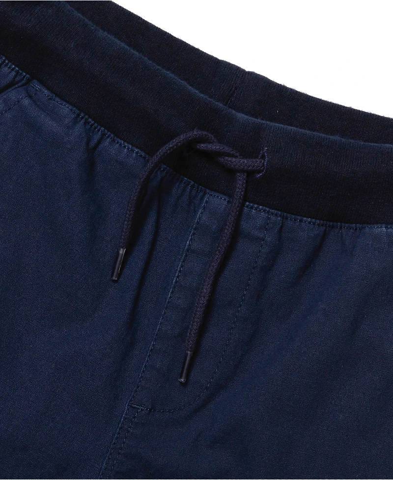 Lands' End Boys Stretch Soft Rib Waist Iron Knee Pull On Pants