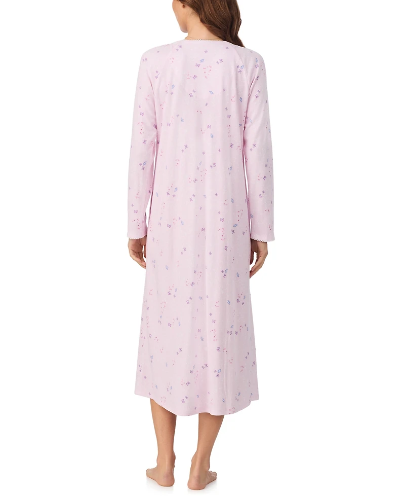 Eileen West Women's Long Sleeve Nightgown