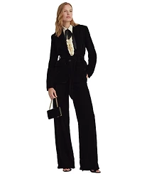 Lauren Ralph Lauren Velvet Small Franki Mini Clutch