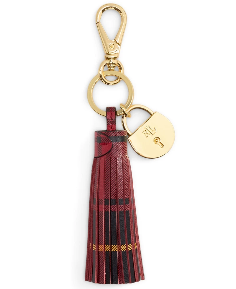 Lauren Ralph Lauren Women's Boxed Padlock and Tassel Key Fob