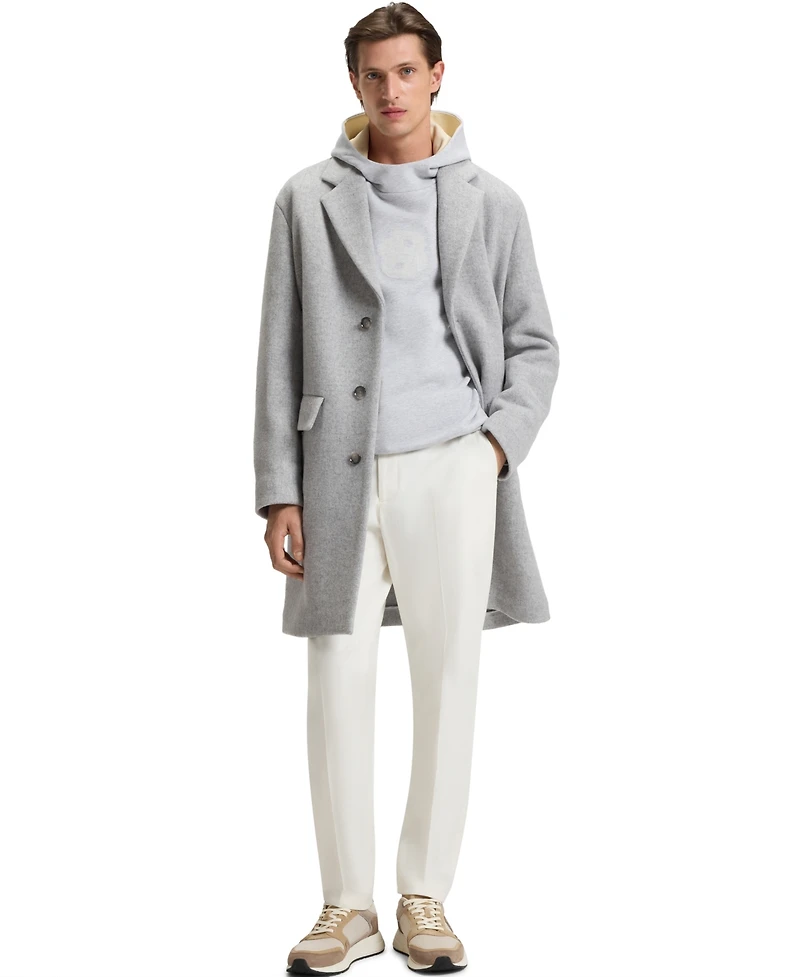 Boss by Hugo Men's Double B Monogram Suede Trainers Shoes