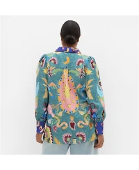 City Chic Plus Mystic Placement Shirt