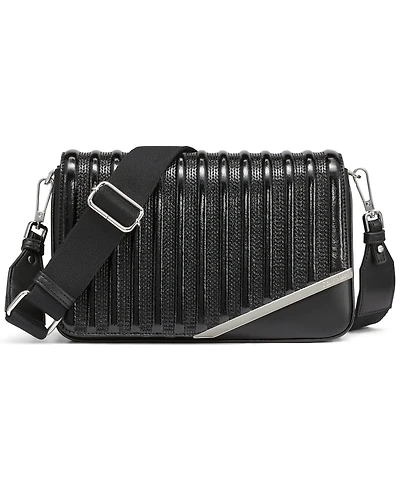 Calvin Klein Women's Ria Patent Piping Crossbody Bag