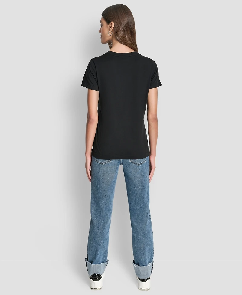 Dkny Jeans Women's Short Sleeve Crewneck T-shirt