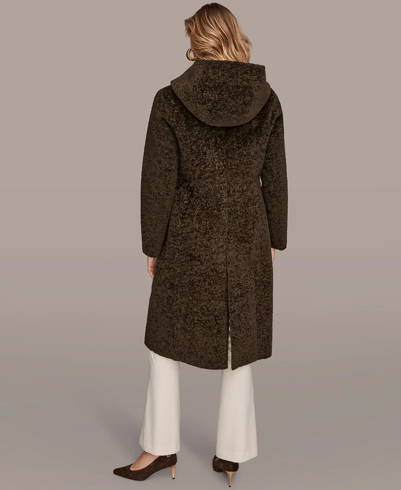 Donna Karan New York Women's Hooded Maxi Coat