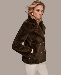 Donna Karan New York Women's Double-Breasted Coat