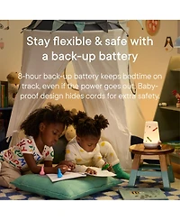 Hatch Rest+ Baby & Kids Sound Machine 2nd Gen Child's Night Light, Alarm Clock, Toddler Sleep Trainer, Time-to-Rise, White Noise, Bedtime Stories, Por