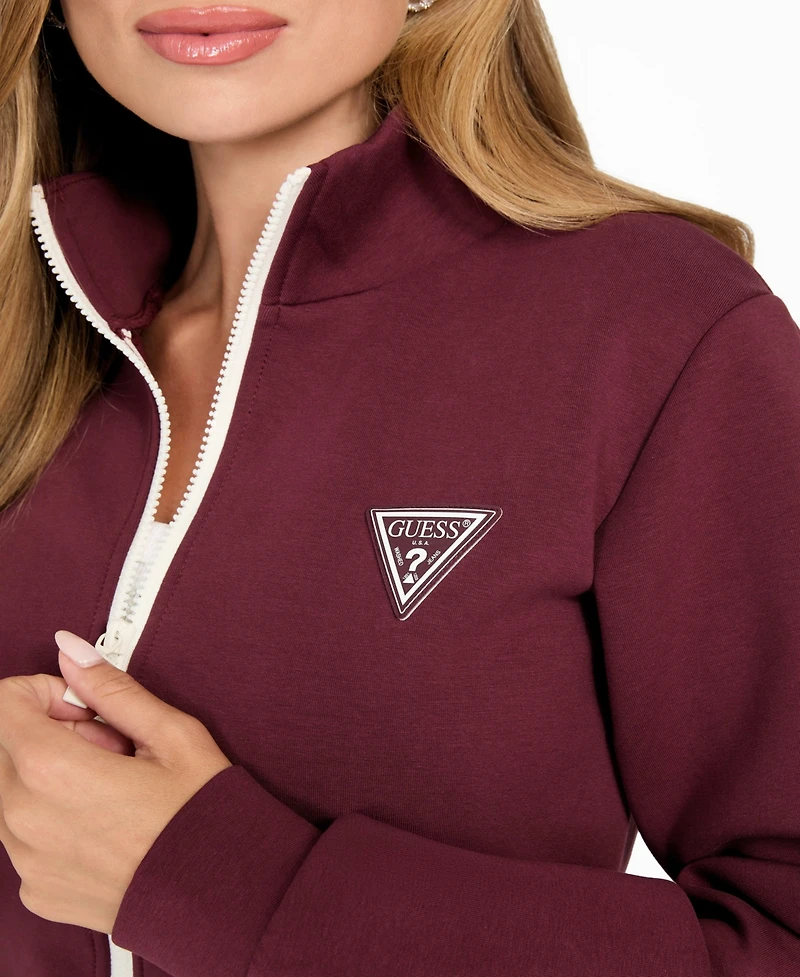 Guess Women's Ann Zip-Front Sweatshirt