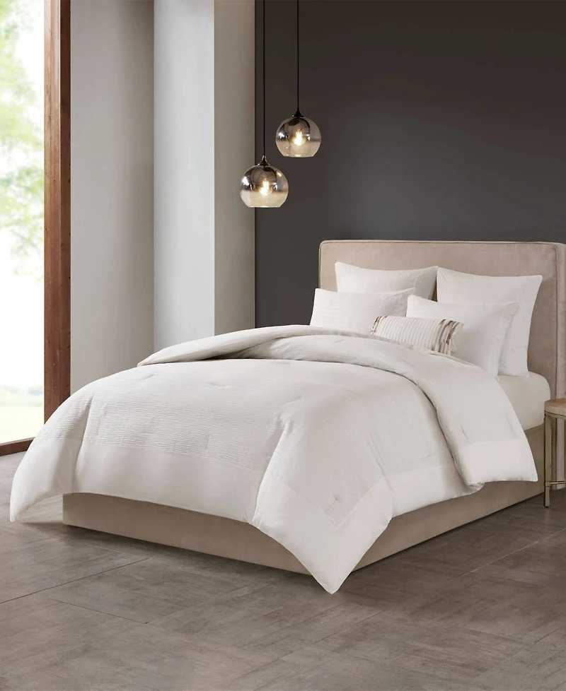 N Natori Hanae Yarn-Dyed 3-Pc. Comforter Set, Full/Queen