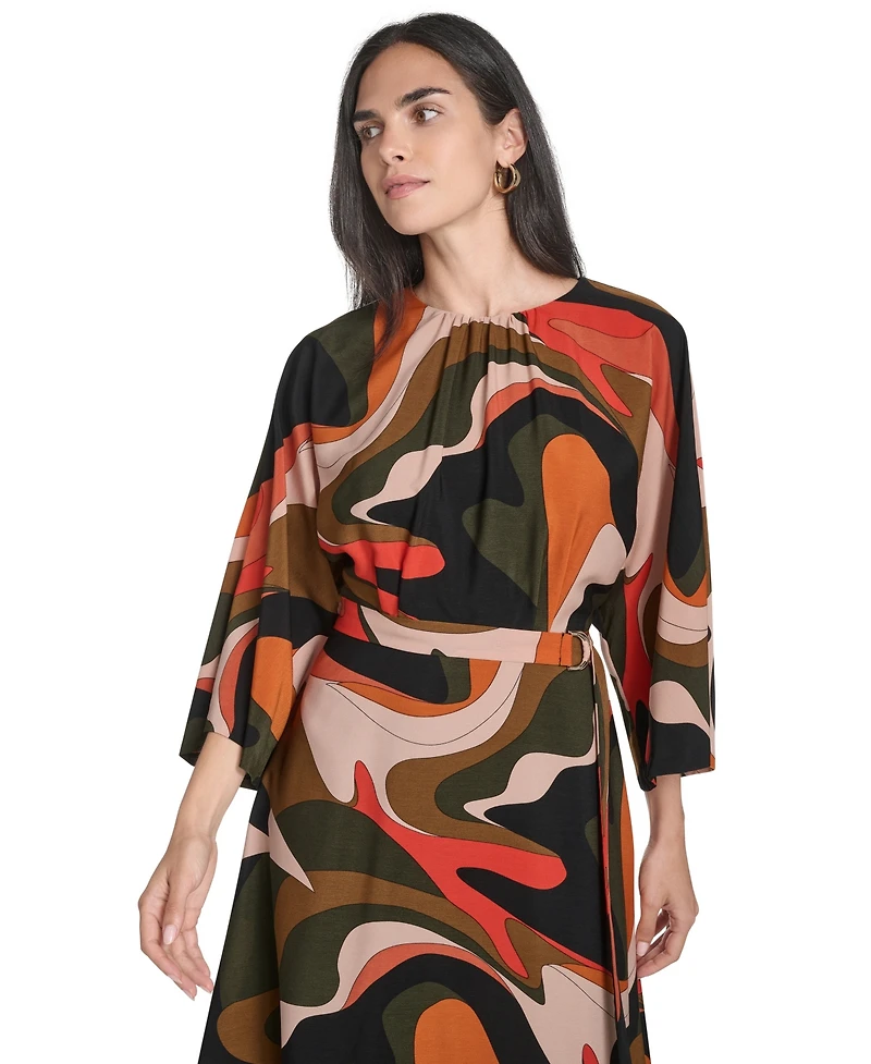 Jessica Howard Women's Dolman Sleeve Crewneck Dress