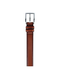 Trafalgar Men's Malik Burnished Feather Edged 32mm Leather Belt