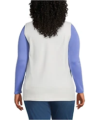 Lands' End Women's Plus Thermacheck 100 Fleece Vest