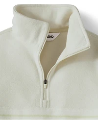 Lands' End Plus Size Anyweather Fleece Quarter Zip Pullover