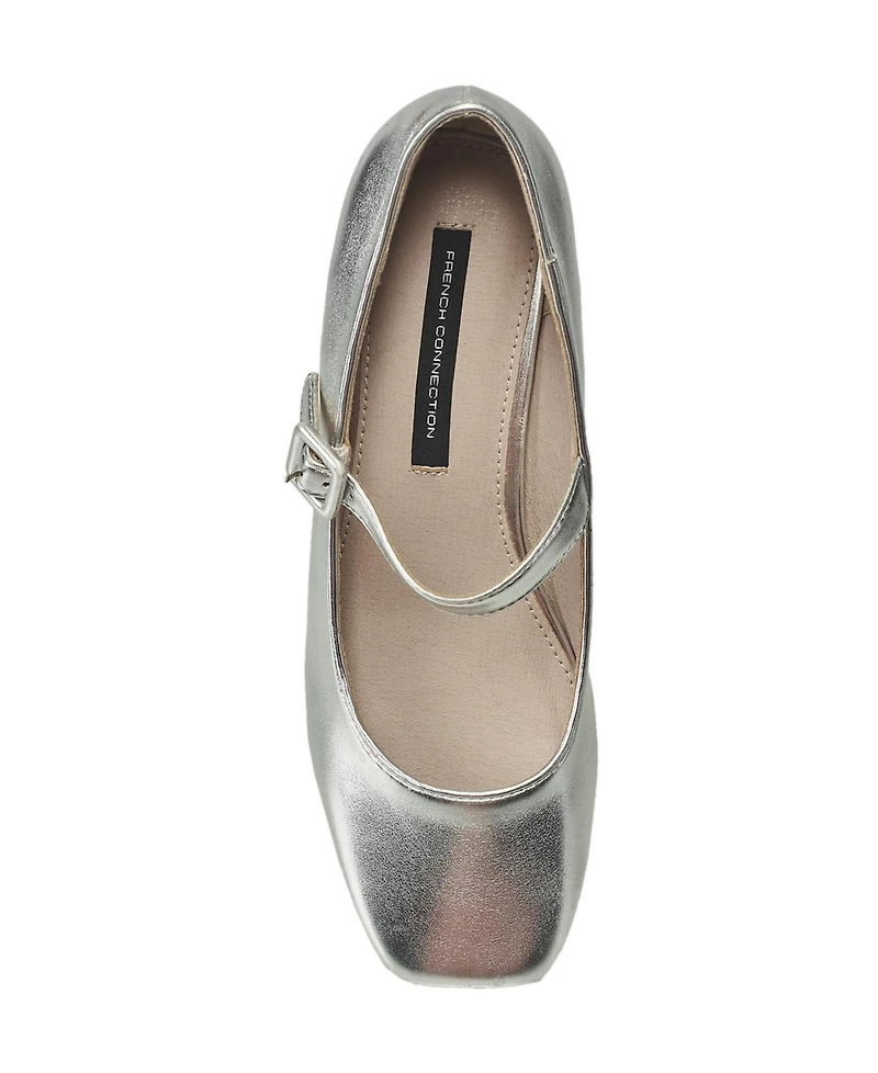French Connection Women's Bette Mary Jane Block Heel