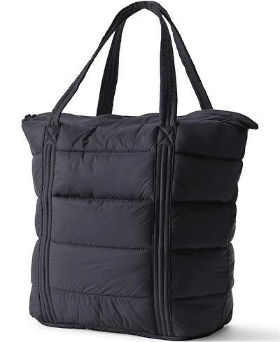 Lands' End Wanderweight Ultralight Packable Weekender Tote Bag