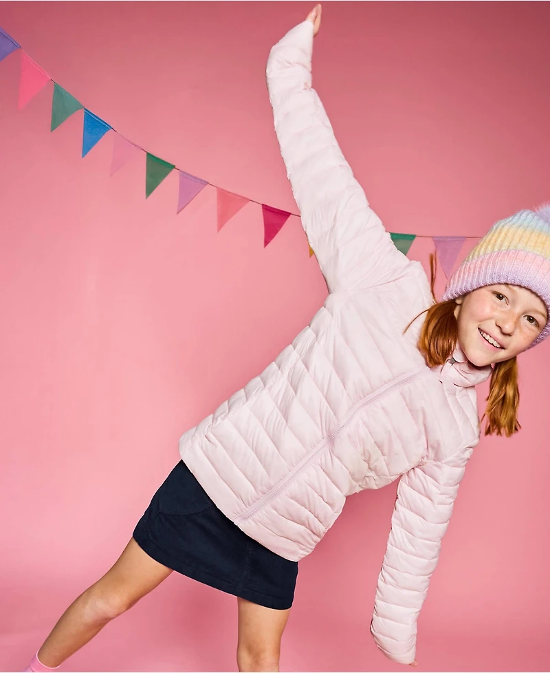 Lands' End Girls FeatherFree Insulated Packable Jacket