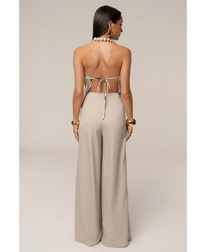 Jluxlabel Women's Summer Ease Wide Leg Pants