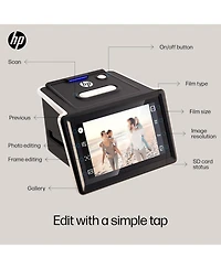 Hp FilmScan Film & Slide Scanner with 5" Touch Screen, Film Scanner Convert Negatives to Digital 22MP Jpeg