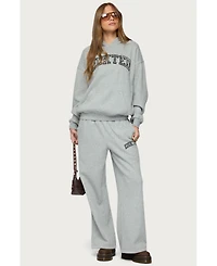Edikted Women's Camo Crush Sweatpants