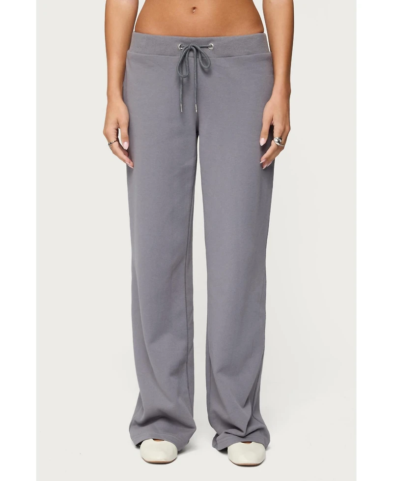 Edikted Women's Quinn Straight Leg Sweatpants