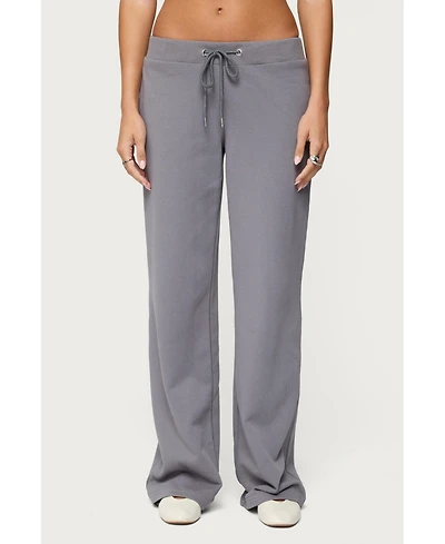 Edikted Women's Quinn Straight Leg Sweatpants