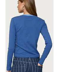 Edikted Women's Santa Monica Long Sleeve T Shirt