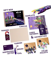 Okto Air-Dry Clay 3D Painting Kit – Newyorkskyline (11.8 x 15.7 in)