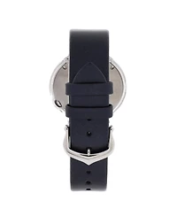 Pre-Owned Cartier Ballon Blanc de Cartier Quartz Watch in Stainless Steel and Satin with Diamond Bezel 30mm