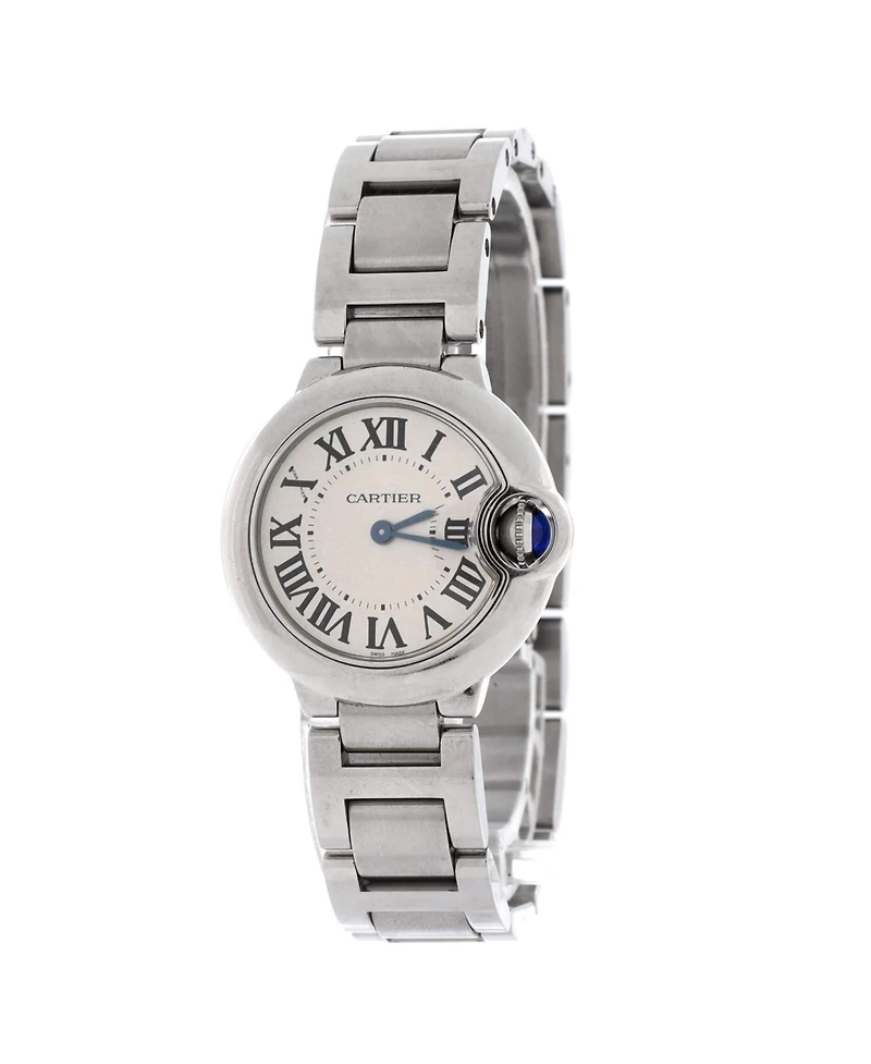 Pre-Owned Cartier Ballon Bleu de Cartier Quartz Watch in Stainless Steel 28mm