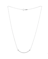Pre-Owned Tiffany & Co T Smile Pendant Necklace