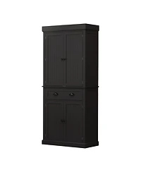 Slickblue Spacious Kitchen Storage Cabinet with Doors for Pantry and Kitchen Essentials