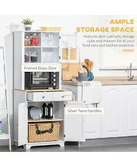 Slickblue Modern Kitchen Storage Cabinet for Efficient Organization and Extra Storage Space