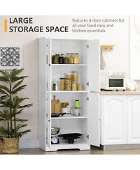 Slickblue Efficient Durable Kitchen Storage Cabinet for Small Kitchens and Clutter Control