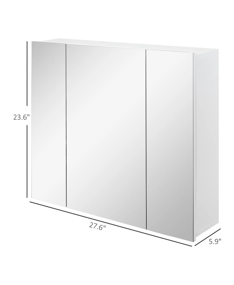 Slickblue Bathroom Cabinet with Mirror for Stylish and Functional Bathroom Storage