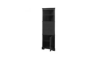 Triangle Tall Cabinet with 3 Drawers and Adjustable Shelves for Bathroom and Kitchen