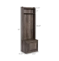 Slickblue Tall Slim Shoe Storage Cabinet for Organizing Footwear in Compact Spaces