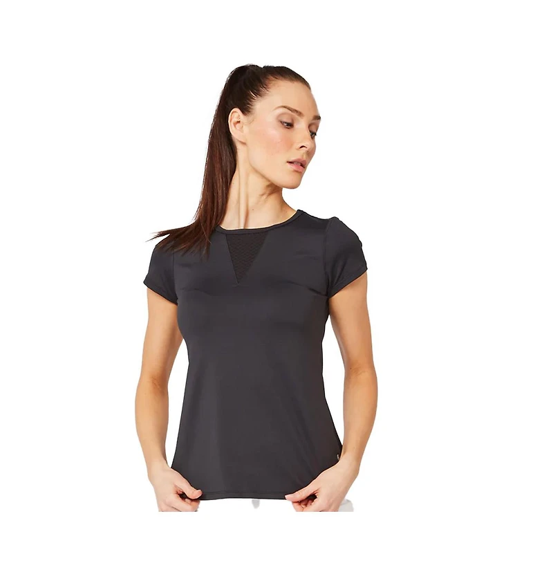 Lija Deep V-Neck Womens Tennis Shirt