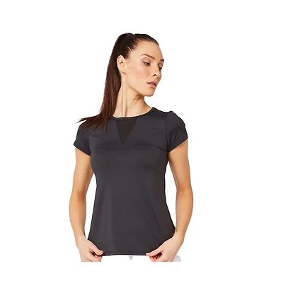 Lija Deep V-Neck Womens Tennis Shirt