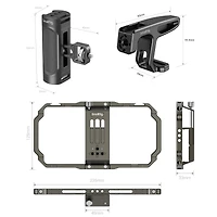 SmallRig Universal Mobile Phone Handheld Video Rig Kit, Black
