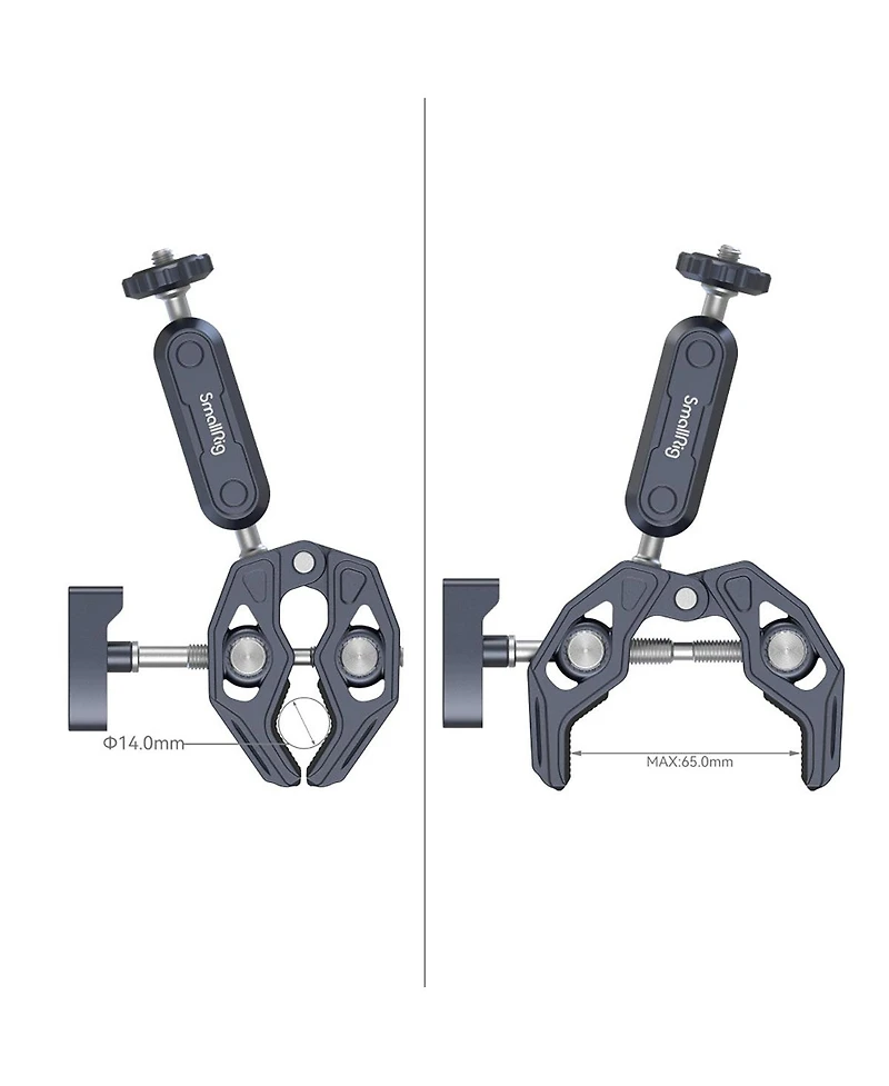 SmallRig Crab-Shaped Super Clamp with Ball Head Magic Arm