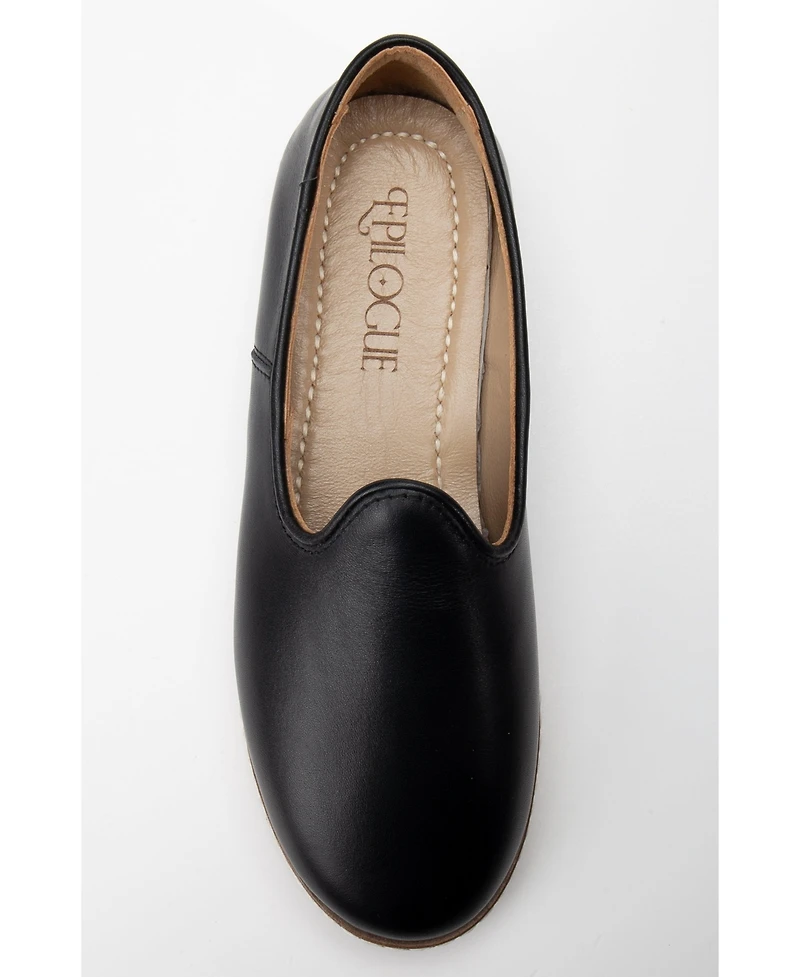 Epilogue Shoes Dalya Leather Slip On Flats (Women)